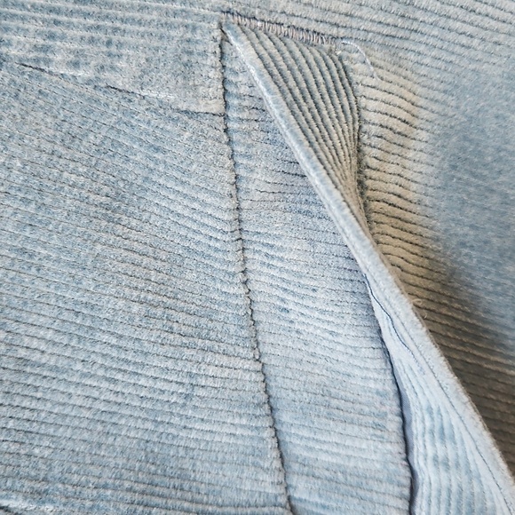 LL Bean Blue Corduroy Blazer with Notched Lapels - Picture 7 of 14